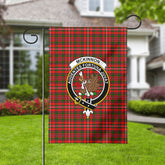 McKinnon Modern Tartan Crest Garden Flag